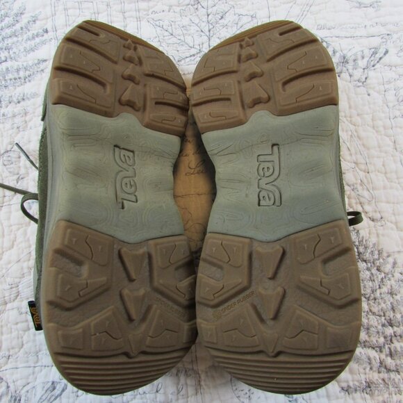 EUC Teva Geotrecca Low RP Hiking Shoe Olive Green Women's size 7 - Picture 8 of 8